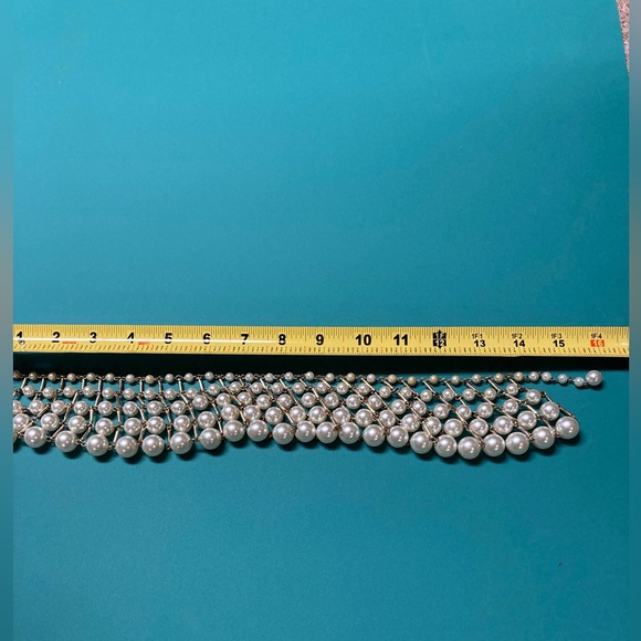 Vintage Vendome Faux Pearl Necklace with Bracelet and Screw-back Earrings - Picture 6 of 10